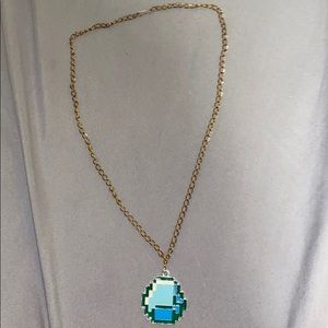 Minecraft “Diamond” Necklace